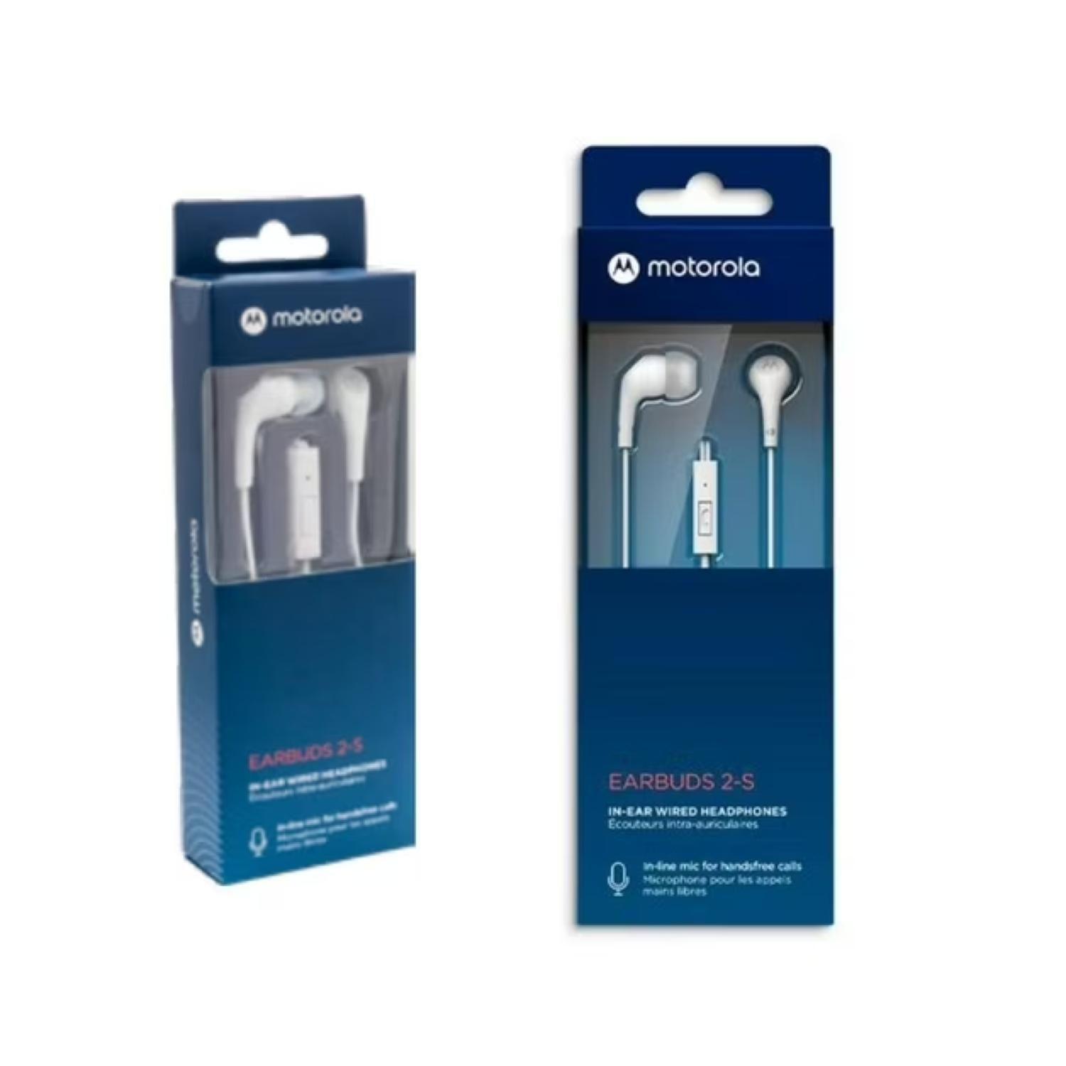 Audifono Manos Libres Jack 3.5 Blanco Earbuds 2-2