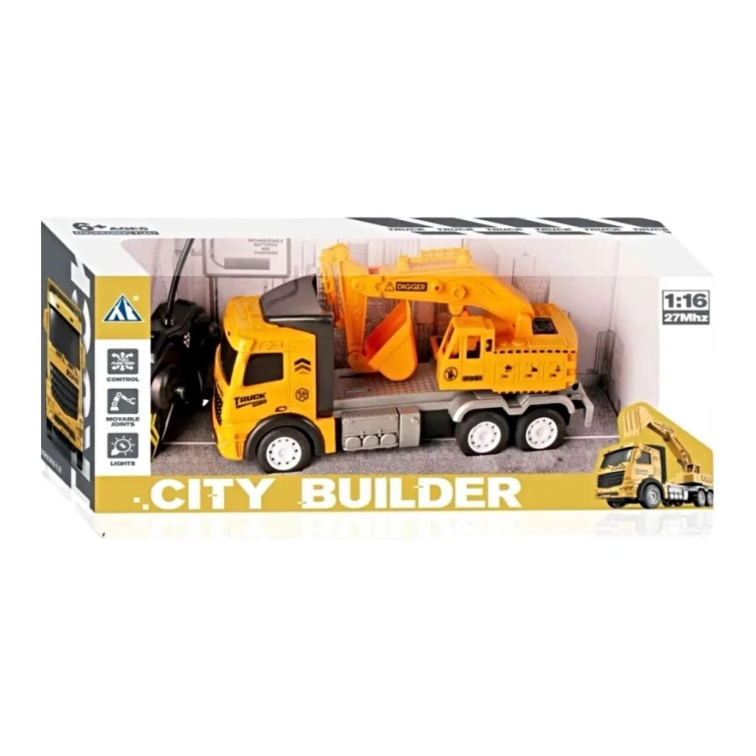 Juguete Camion Excavadora A Control Remoto 1:16 Infantil-2