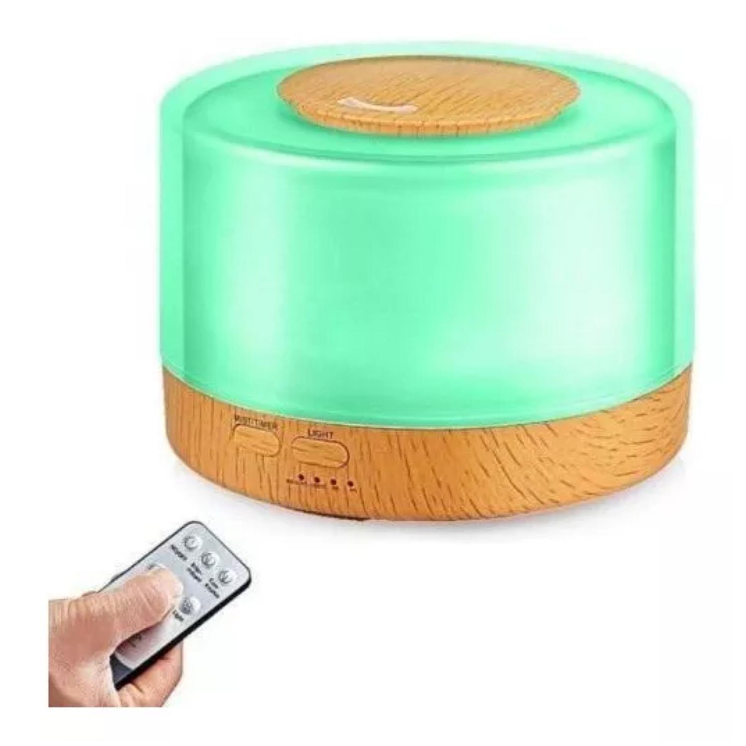 Humidificador Difusor De Aromas LED 500ml 7 Colores Control-4