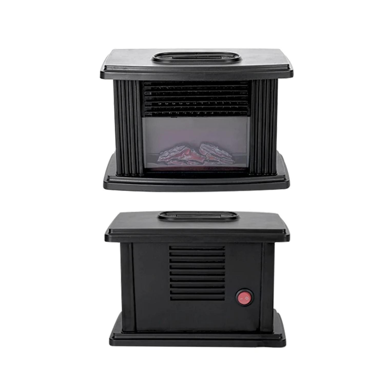 Calefactor Termoventilador 1000W Negro Control Remoto-2