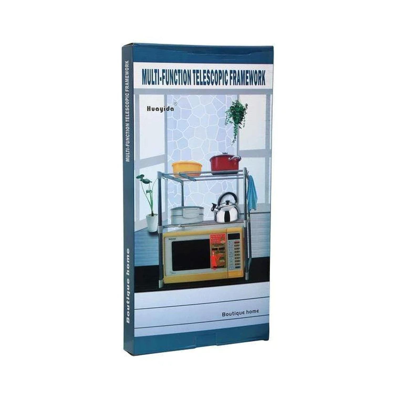 Estante Organizador De Cocinas Microondas 60x80cm Rejilla-5