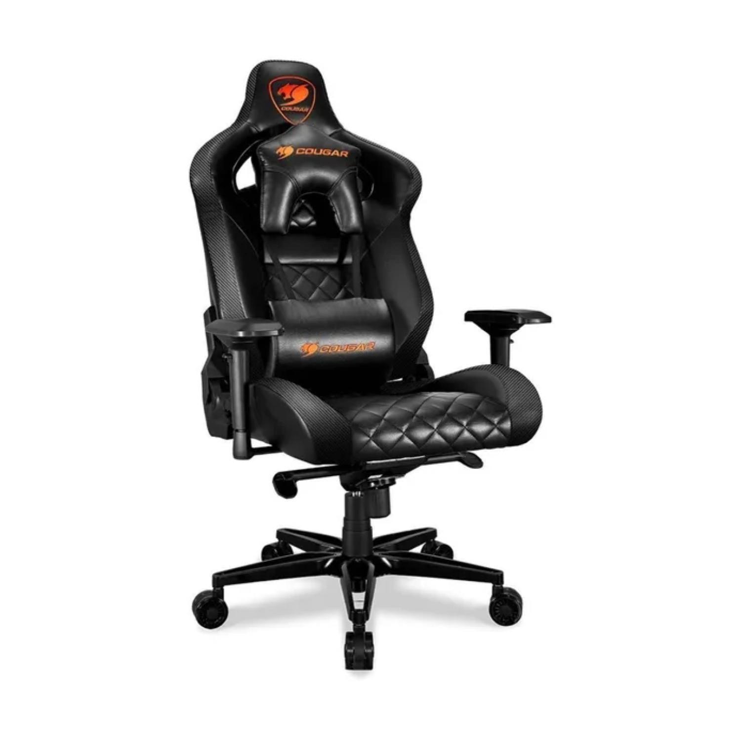 Silla Gamer Ergonomica Reclinable Negro Titan Cougar-1