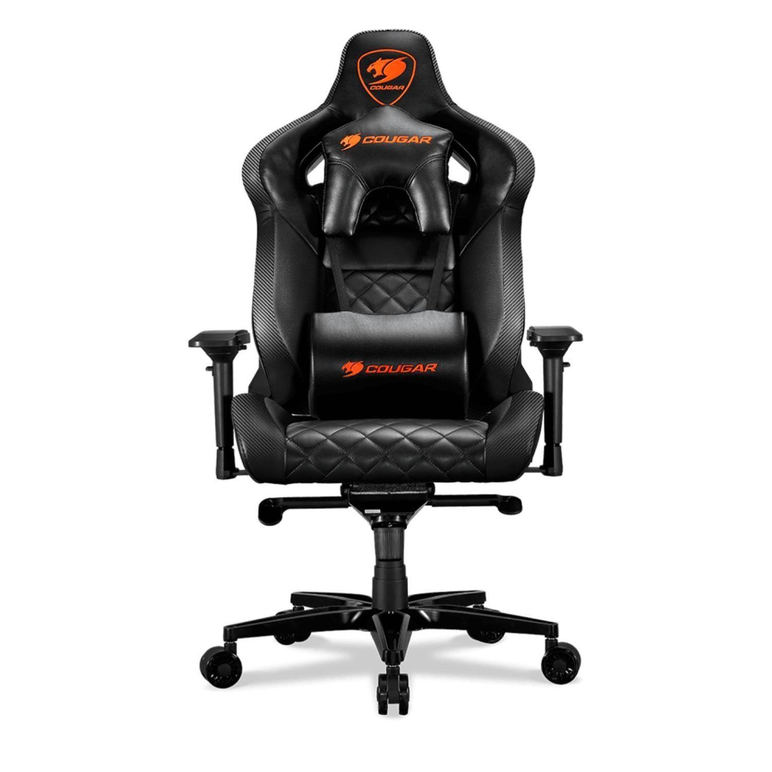 Silla Gamer Ergonomica Reclinable Negro Titan Cougar-0