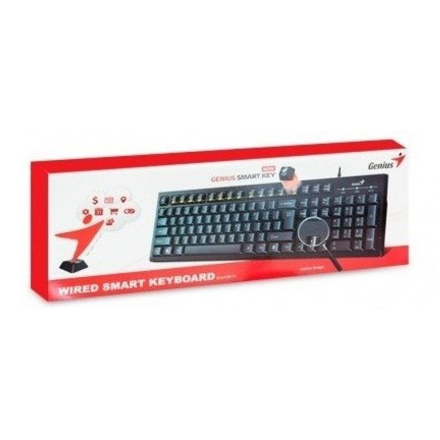 Teclado Alambrico USB Negro Smart KB-100 Genius-2