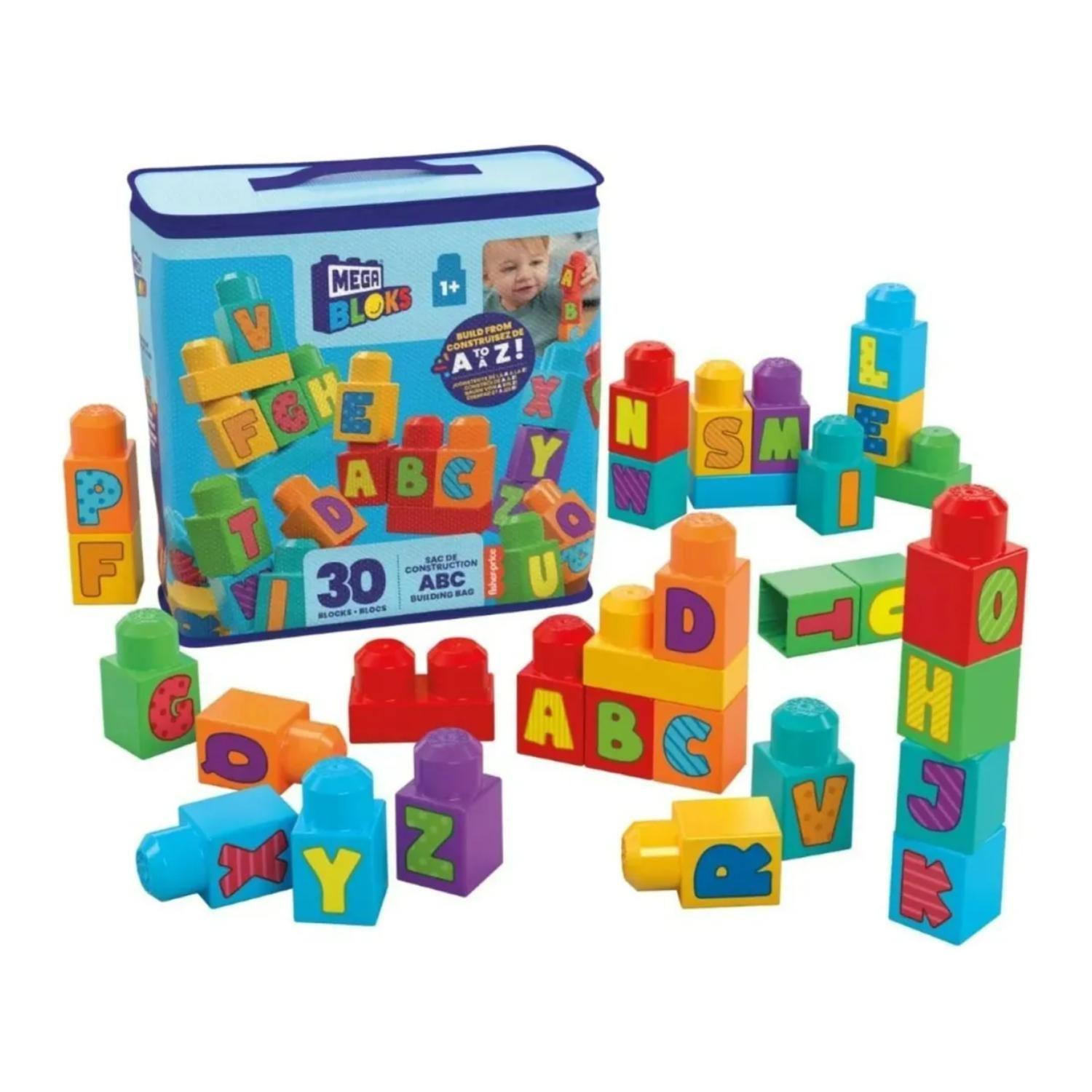 Juguete Bloques De Construccion Y Aprendizaje ABC 30 Piezas-1
