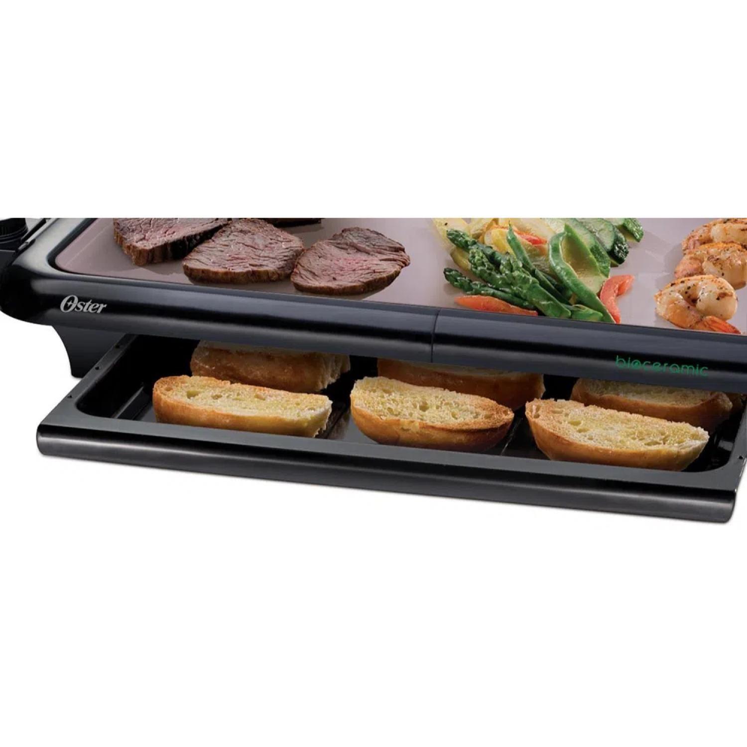 Parrilla Electrica 2En1 1450W Bioceramic Negro Oster-3
