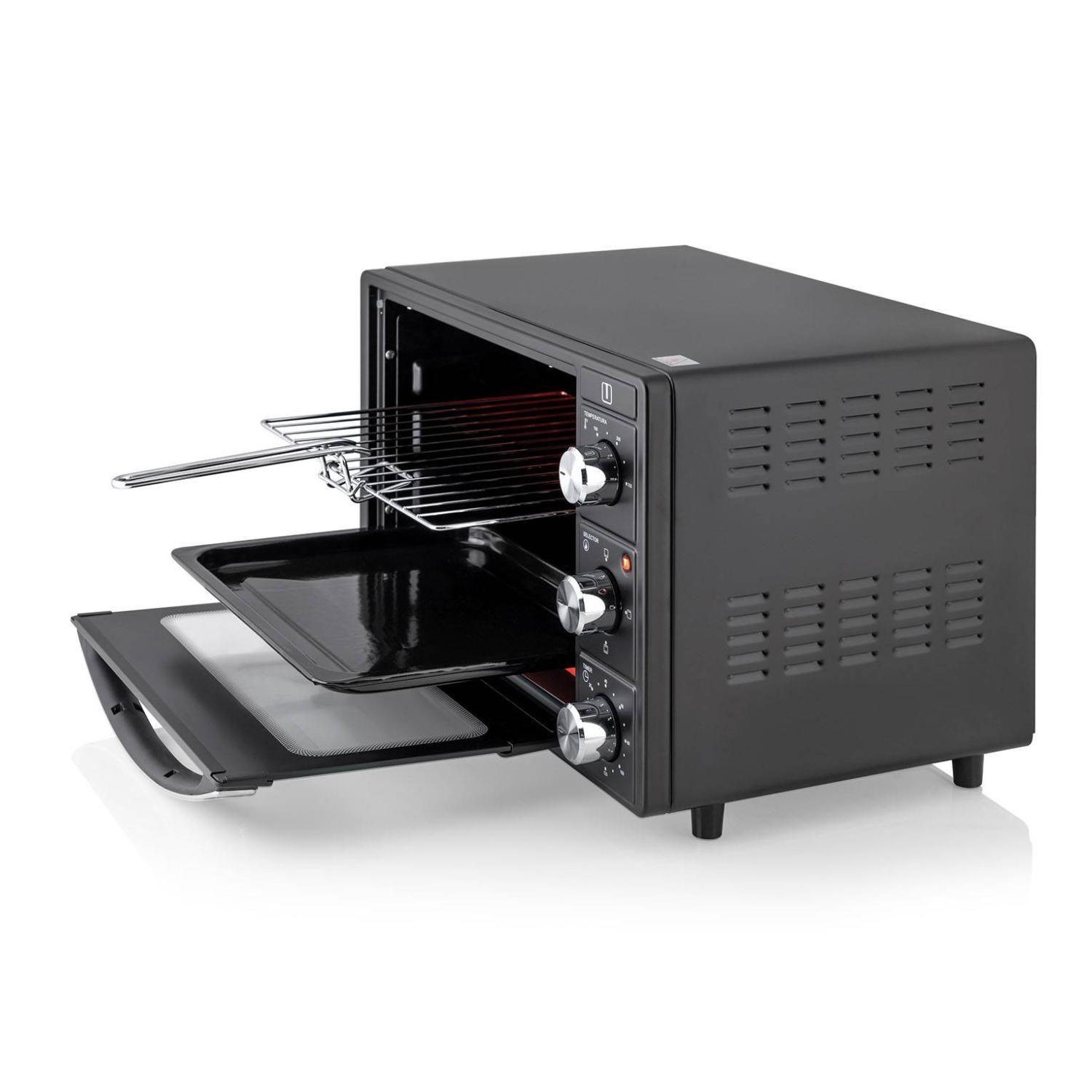 Horno Electrico 25L 1500W 250°C Negro Grill TH-25N01-5