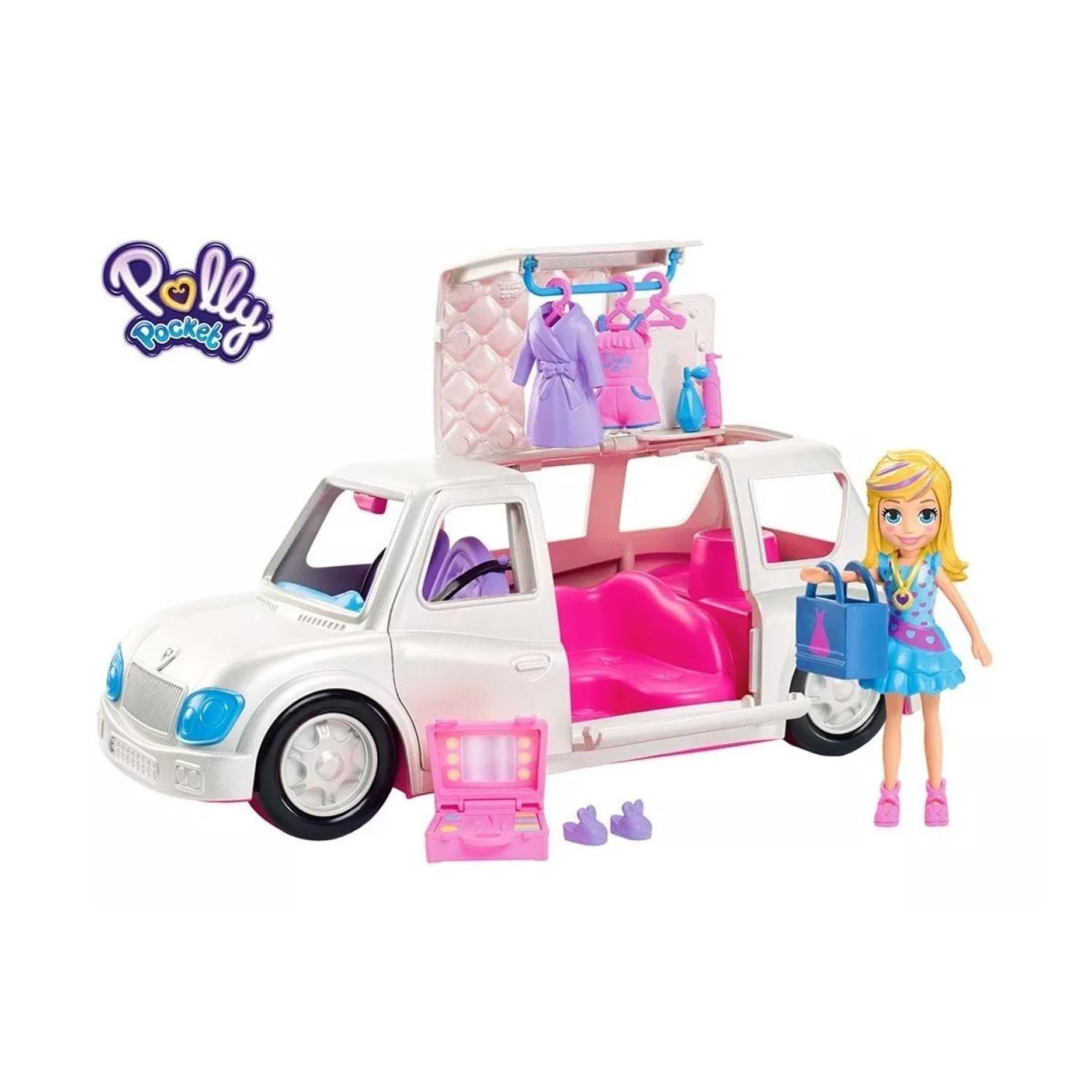 Juguete Polly Pocket Con Limusina De Lujo Y Accesorios-1