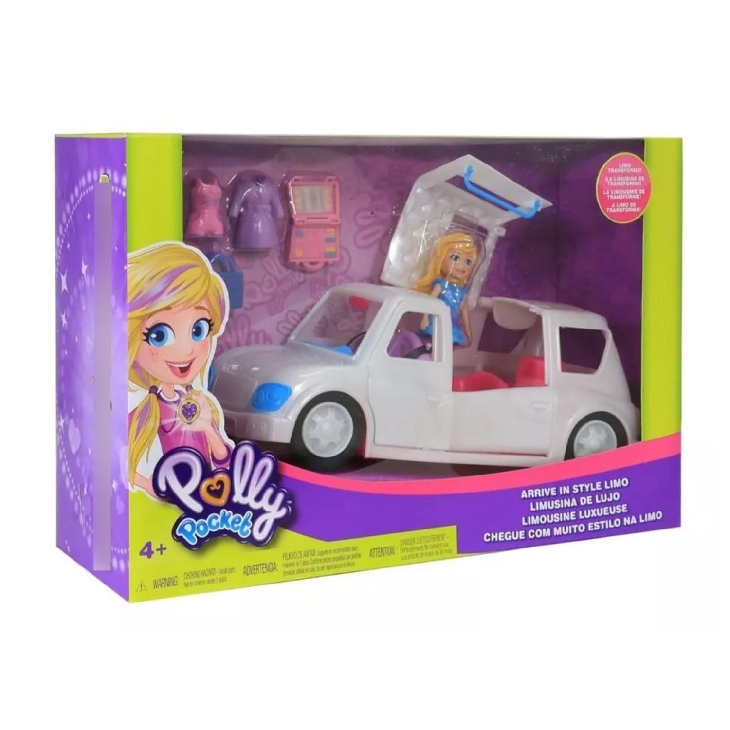 Juguete Polly Pocket Con Limusina De Lujo Y Accesorios-2