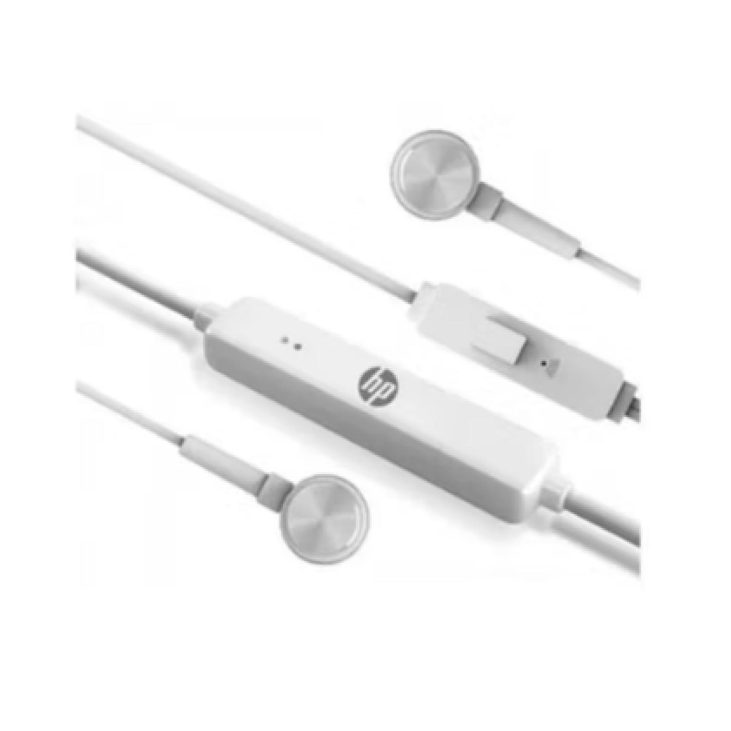 Audifonos Alambricos In Ear Jack 3.5 Blanco DH11W HP-1