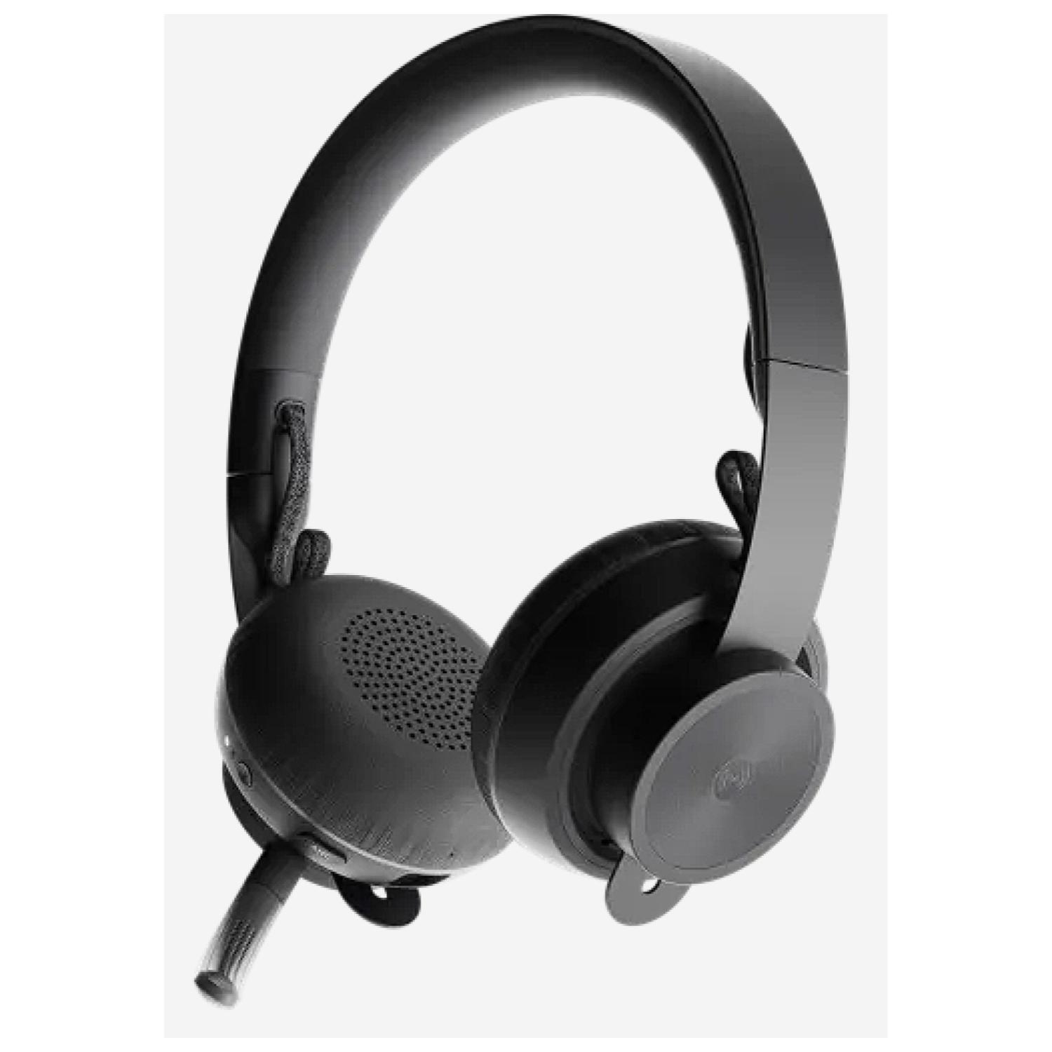 Audifono Inalambrico USB Porfesional Universal OverEar Negro-2