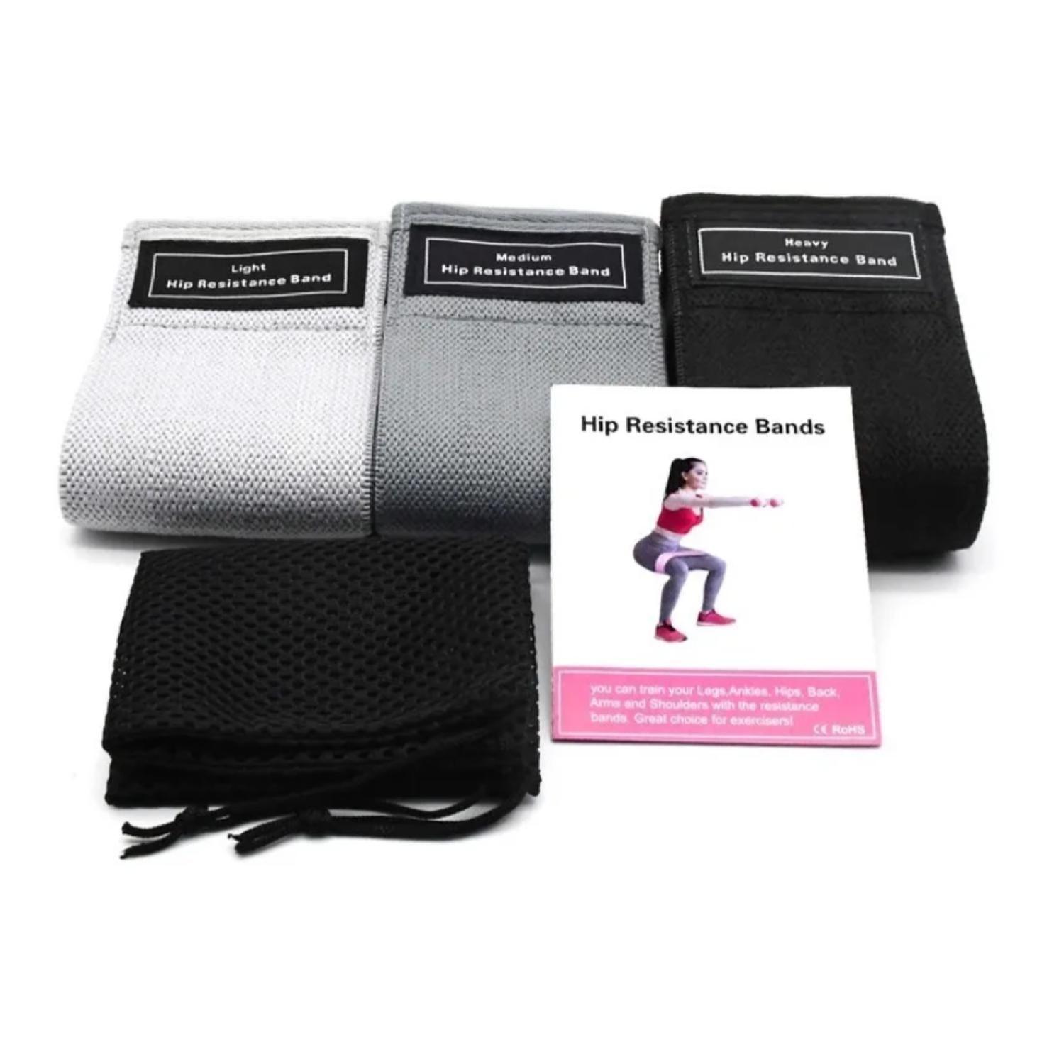 Bandas Elasticas de Resistencias 3 niveles Oscuras Para Ejercicos-1