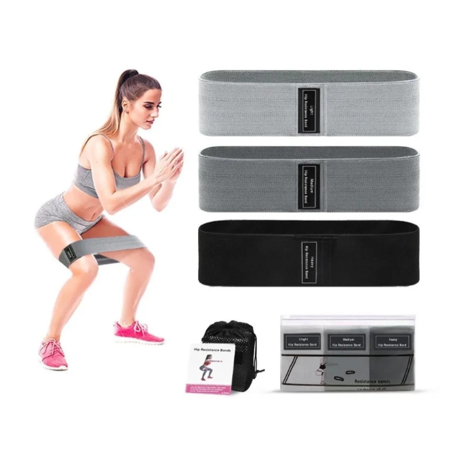 Bandas Elasticas de Resistencias 3 niveles Oscuras Para Ejercicos-2