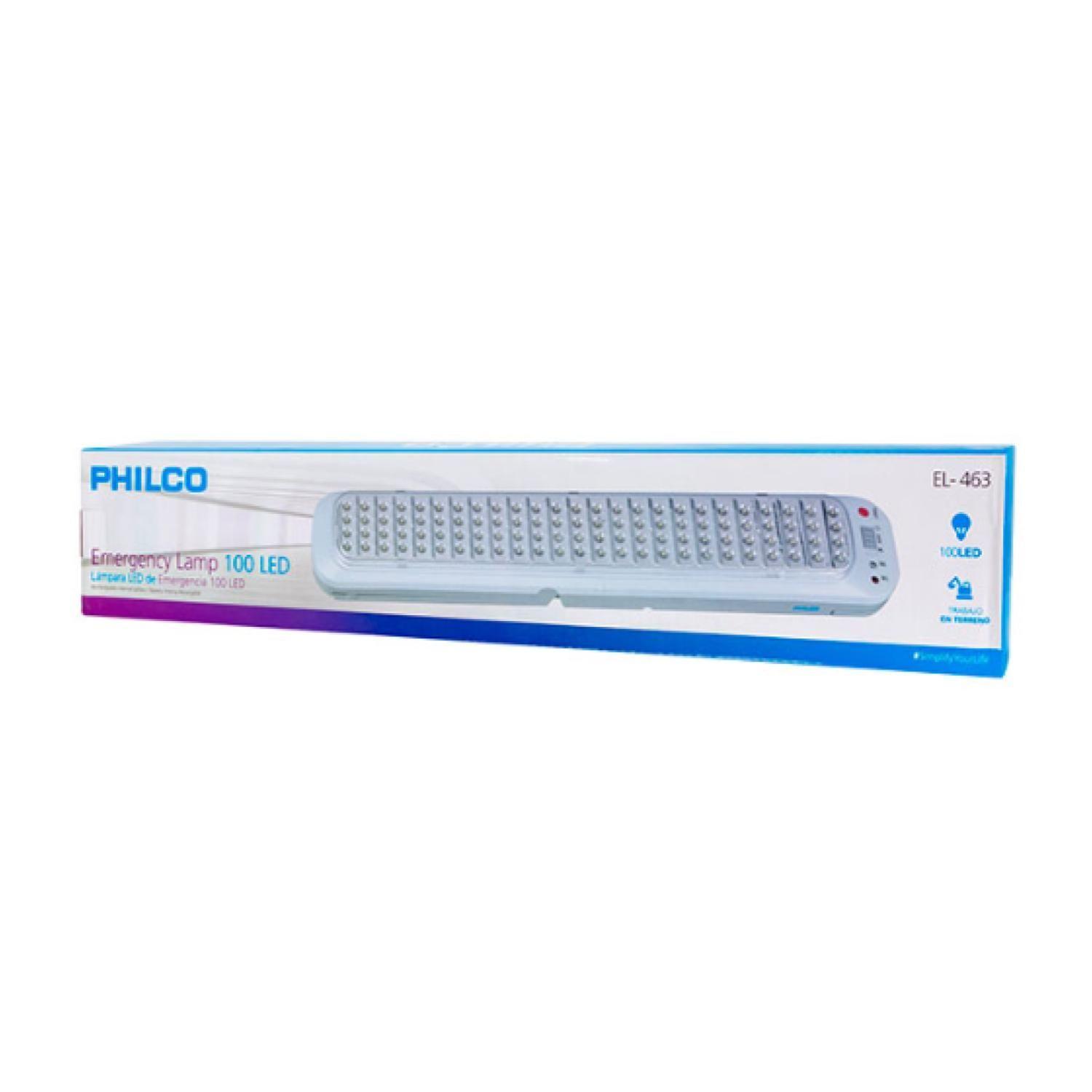 Lampara De Emergencia 100 LED IP20 Blanco EL-463 Philco-2