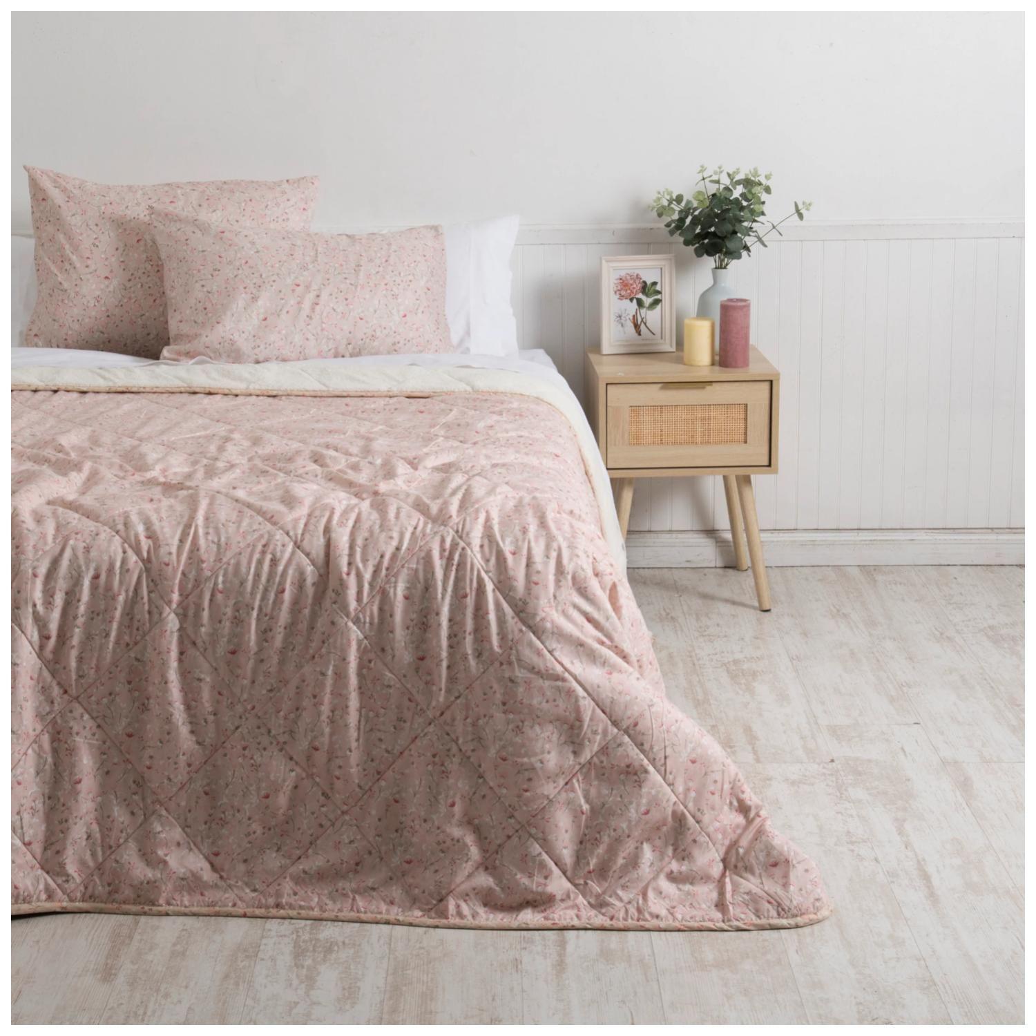 Plumon 2 Plazas 220X240cm Microfibra Algarrobo Estampado Mashini-1