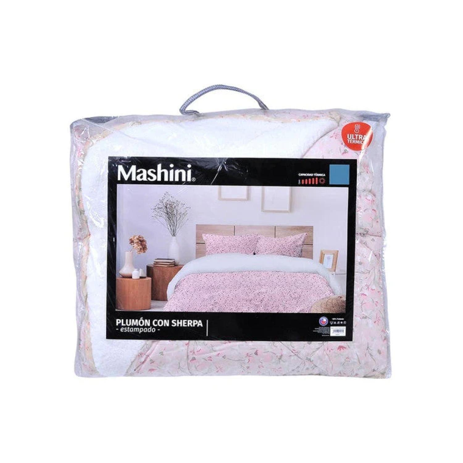 Plumon 2 Plazas 220X240cm Microfibra Algarrobo Estampado Mashini-0