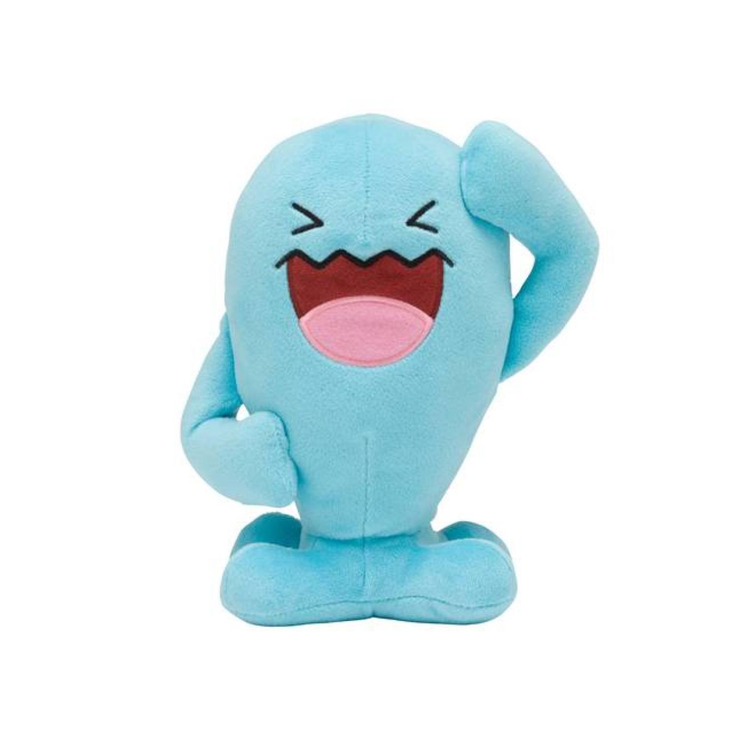 Juguete Peluche Pokemon Wobbuffet 30cm Azul Infantil-0
