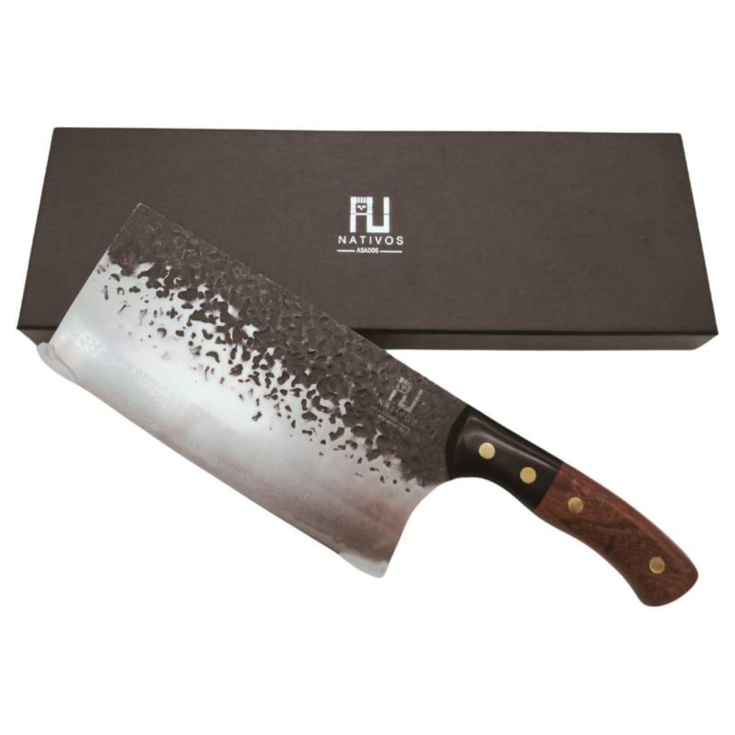 Cuchillo Carnicero Estilo Japones Nakiri 33cm-2