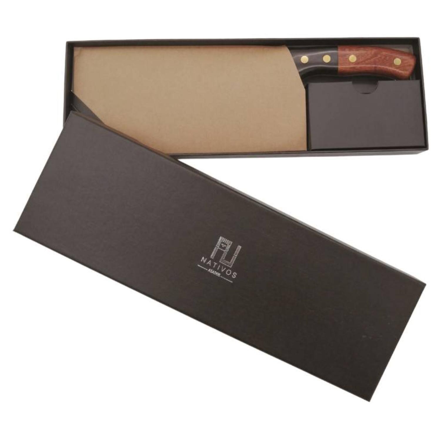 Cuchillo Carnicero Estilo Japones Nakiri 33cm-3