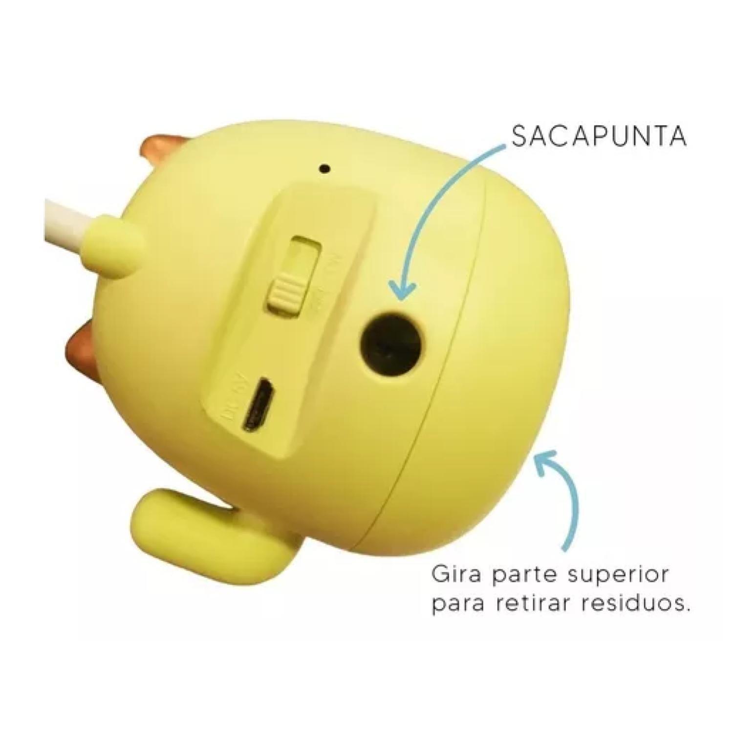 Lampara De Escritorio LED USB Forma De Gato Amarillo-2