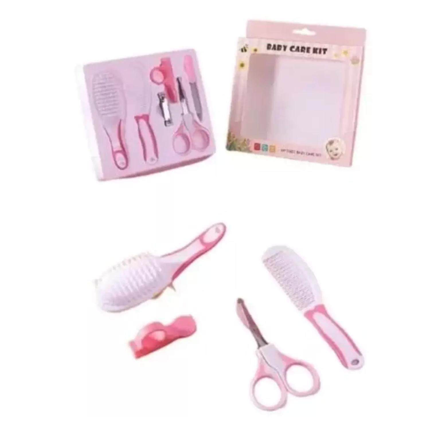 Set De Higiere Y Cuidado De Bebe 10 Piezas Rosado-1