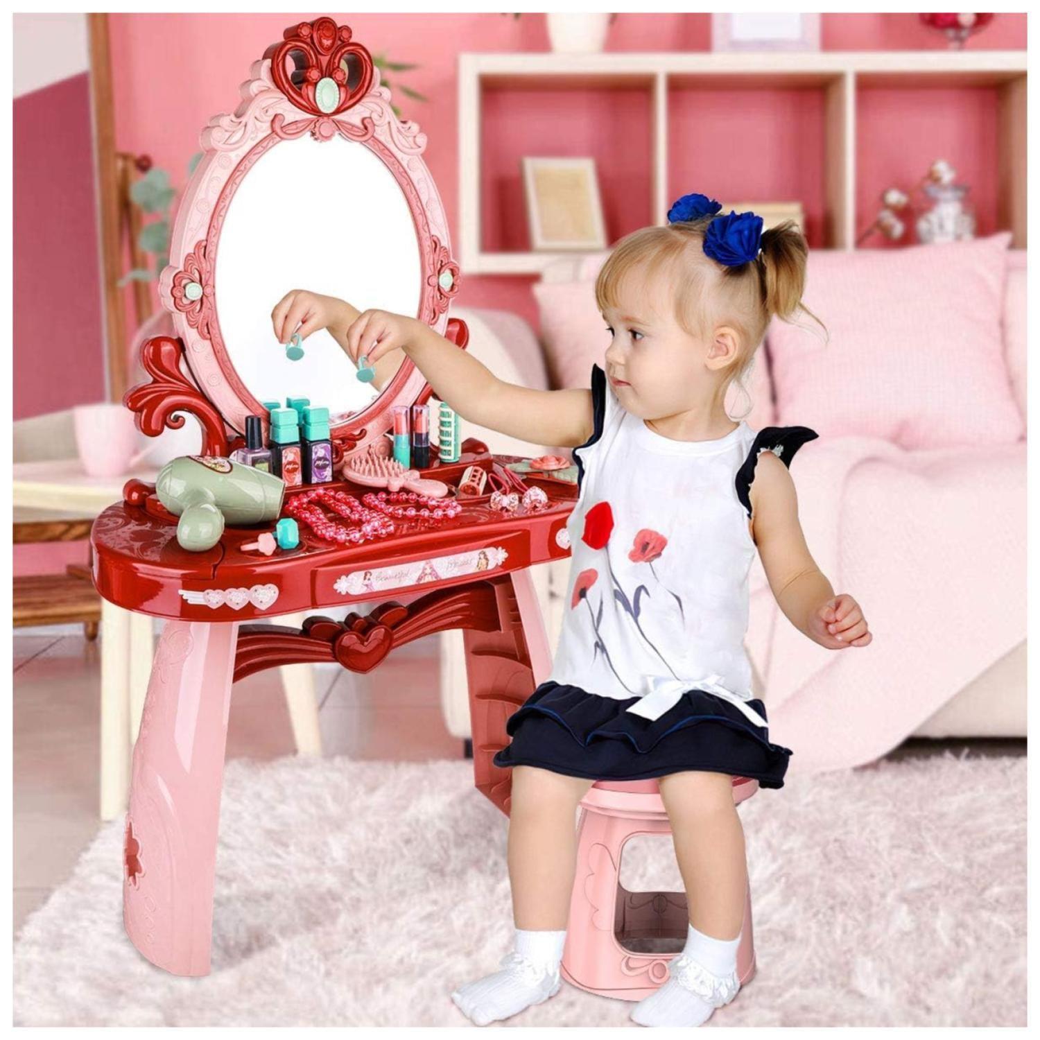 Juguete Tocador Con Asiento 27 Piezas Luz Y Sonido Infantil-5