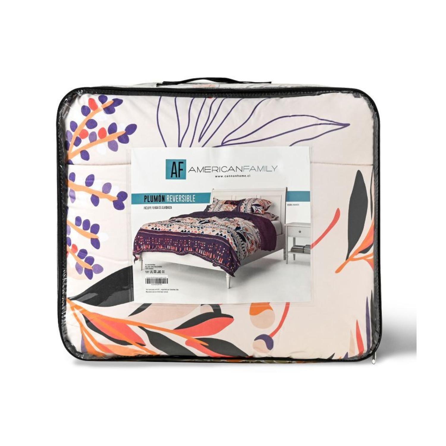 Plumon 2 Plazas Microfibra Lavander American Family Cannon-0