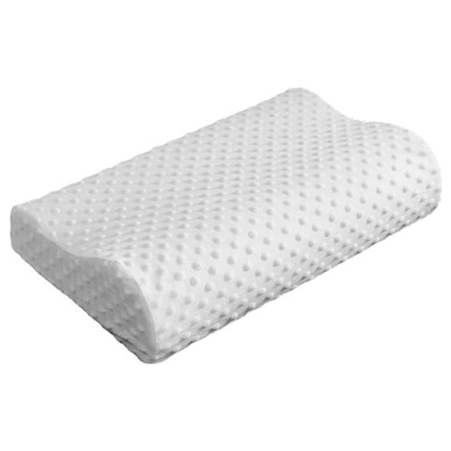 Almohada Ortopedica Viscoelasticada Comoda 30x50x10cm-0
