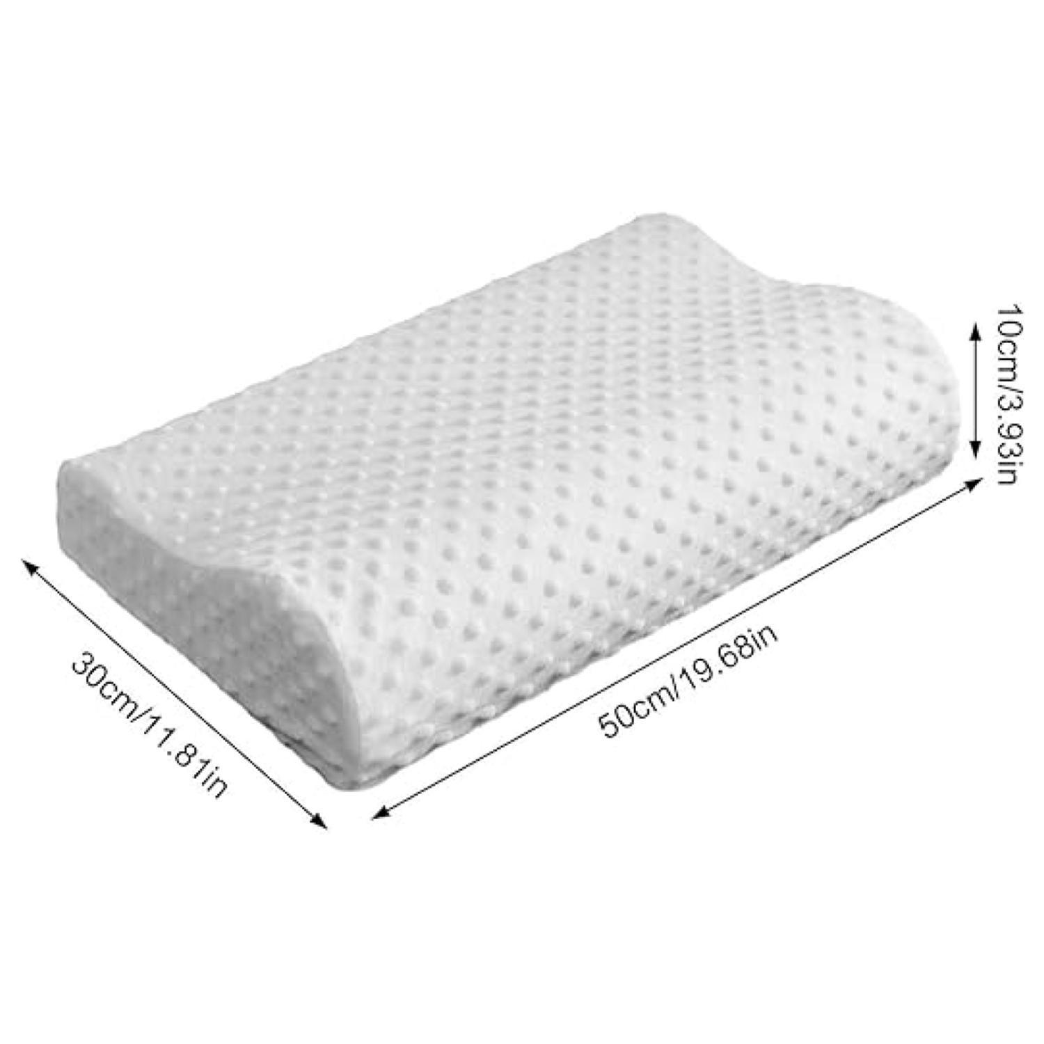 Almohada Ortopedica Viscoelasticada Comoda 30x50x10cm-1