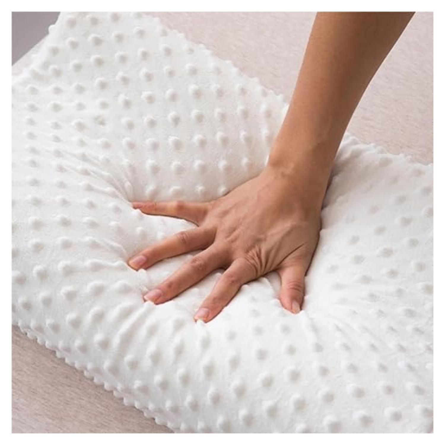 Almohada Ortopedica Viscoelasticada Comoda 30x50x10cm-4