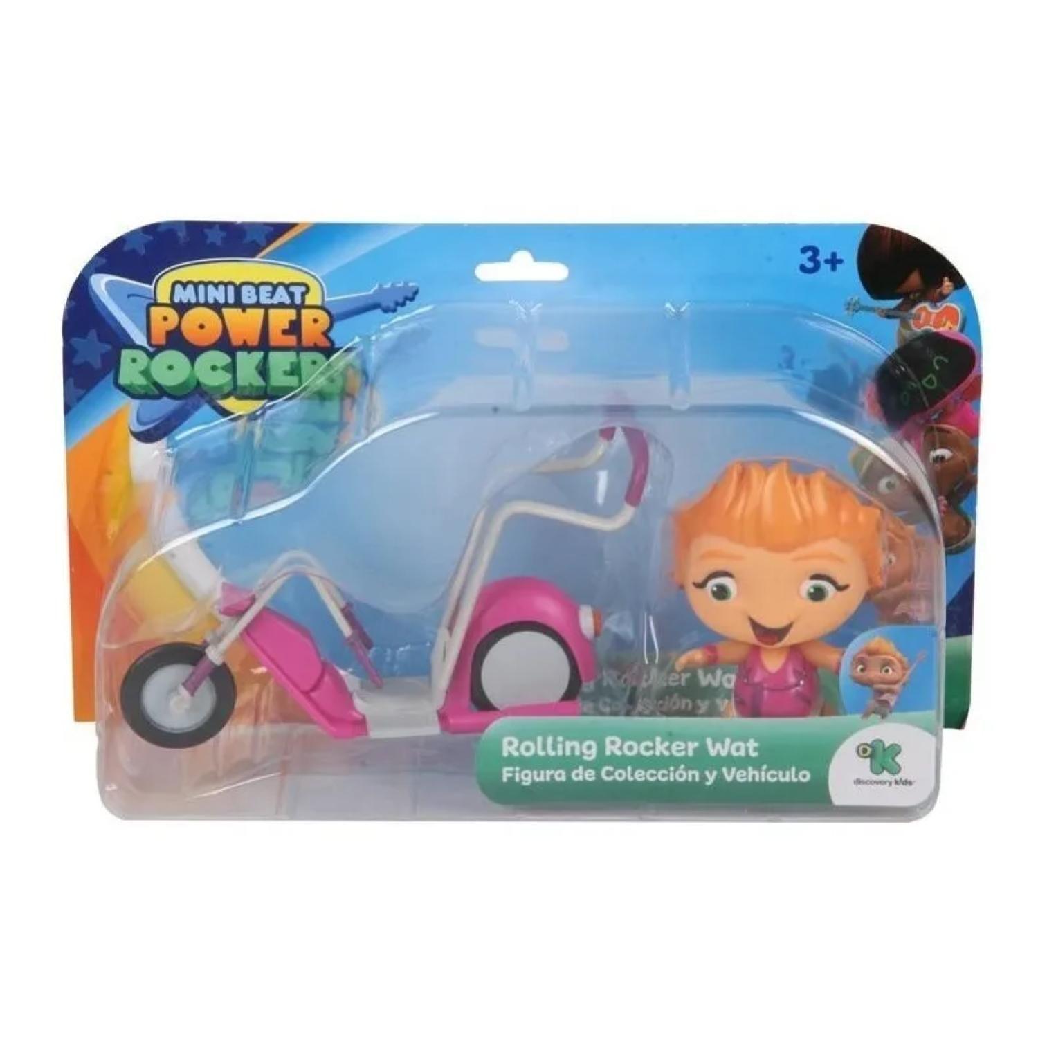 Juguete Pack 4 Figuras Power Rockers Con Automovil Infantil-2