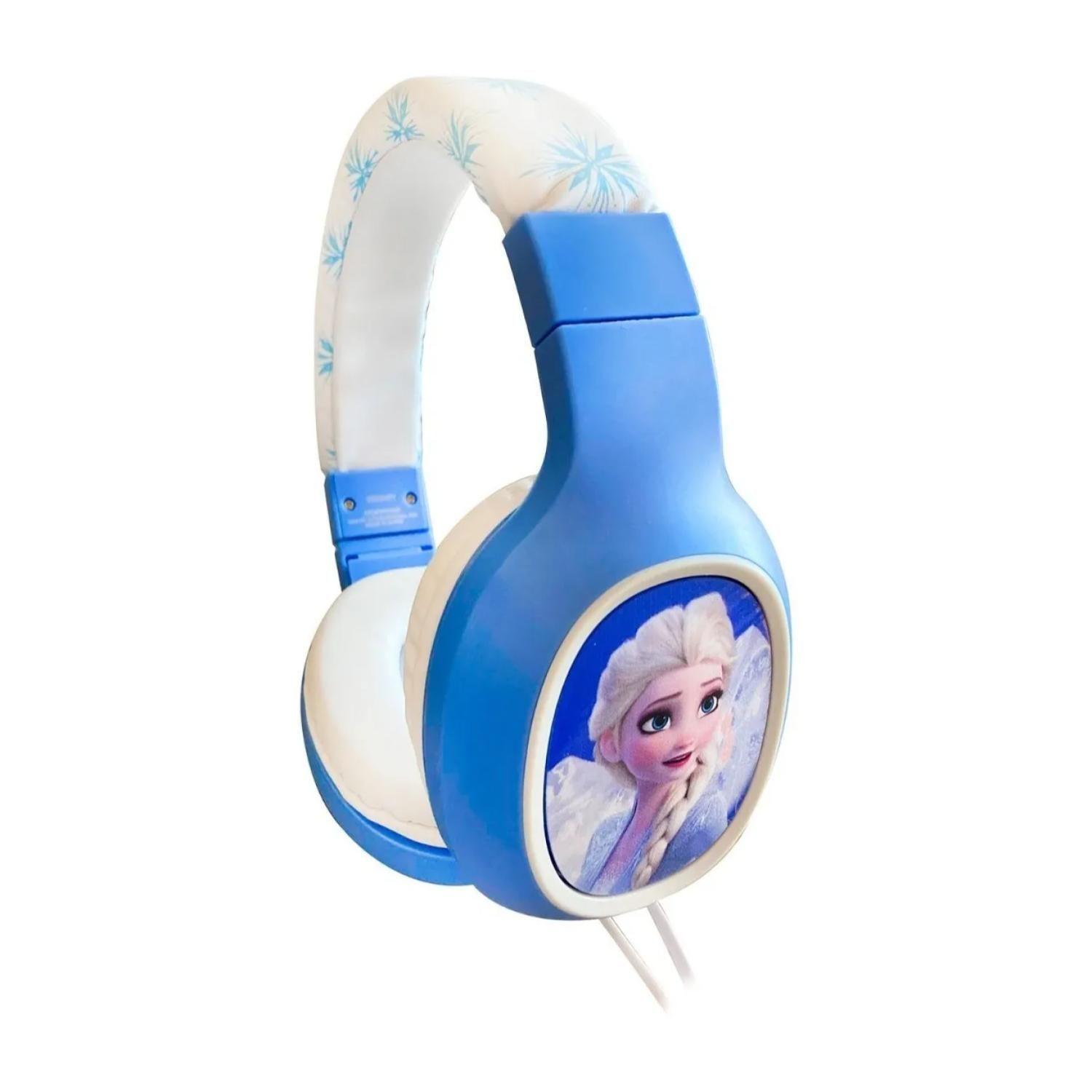 Audifonos Over Ear Jack 3.5 Frozen Azul Blanco Disney-2