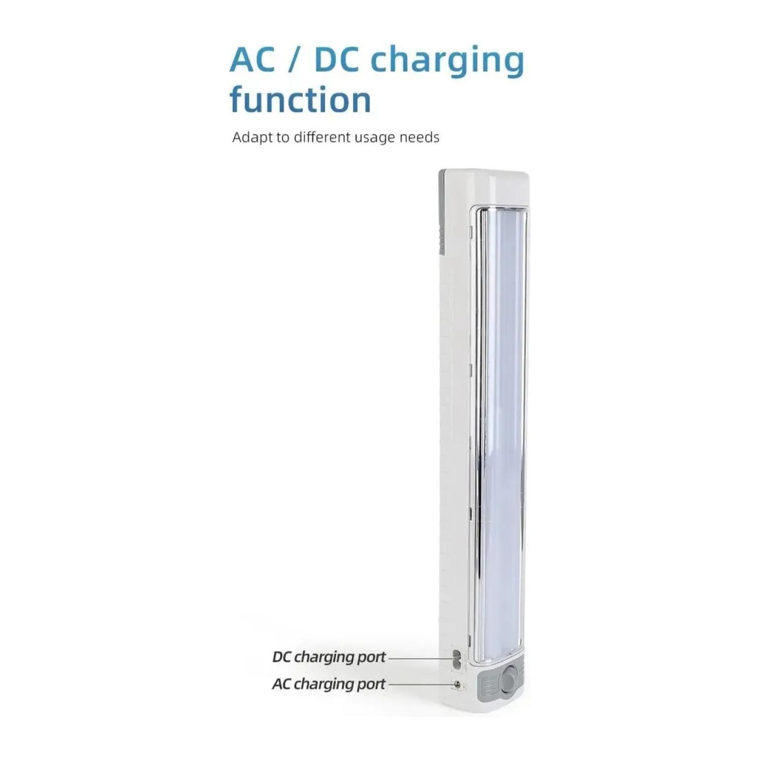 Lampara De Emergencia LED Recargable Portatil Blanca-4