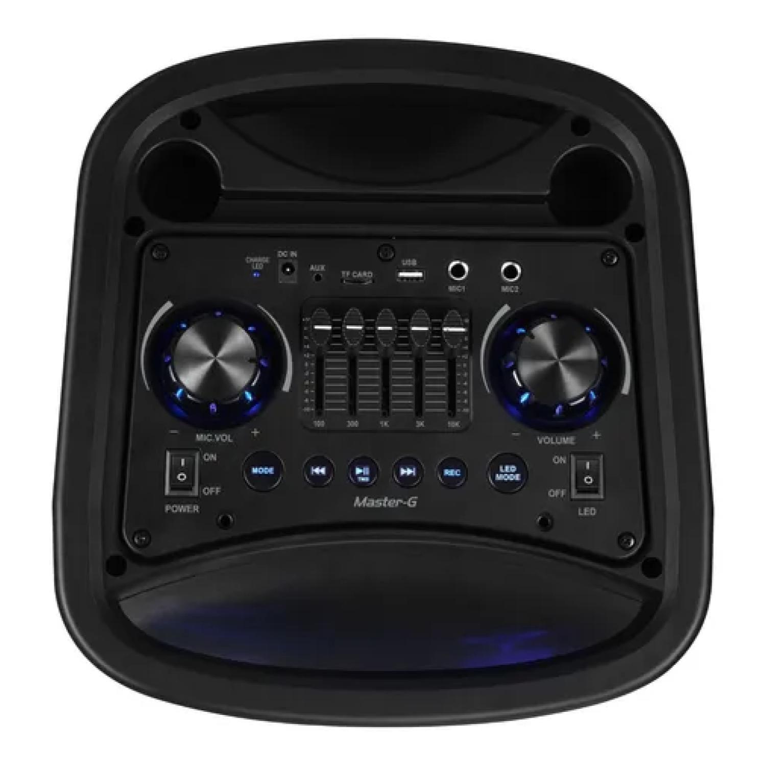 Parlante Bluetooth Karaoke 60W RGB Mgphantom Master-G-4