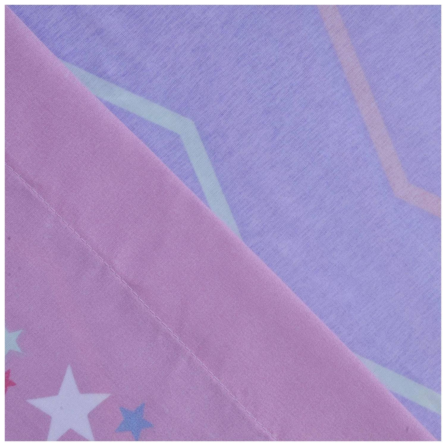 Juego De Sabanas 1.5 Plazas Microfibra Infantil Lila Frozen-2