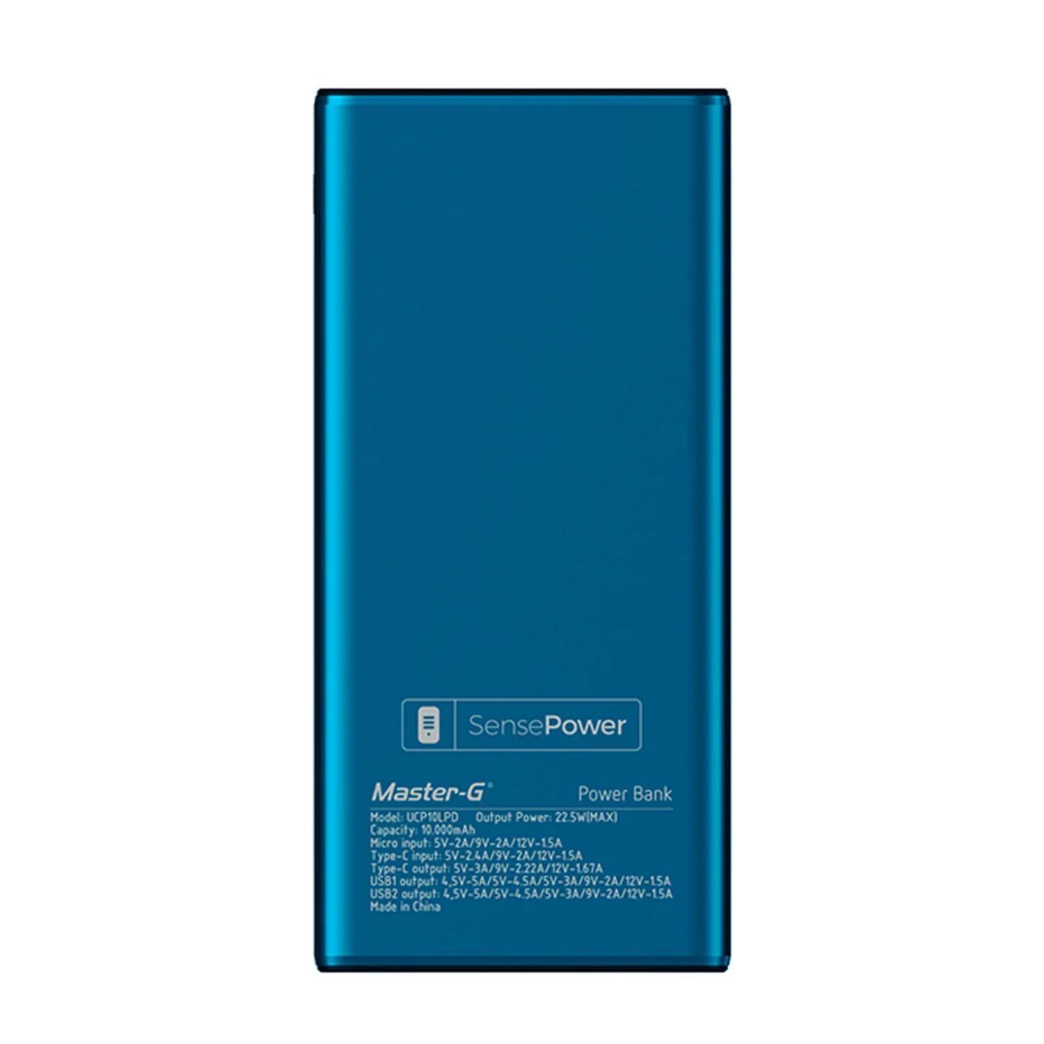PowerBank Cargador Portatil 10000mAh 22.5W UCP10LPD Master-G-4