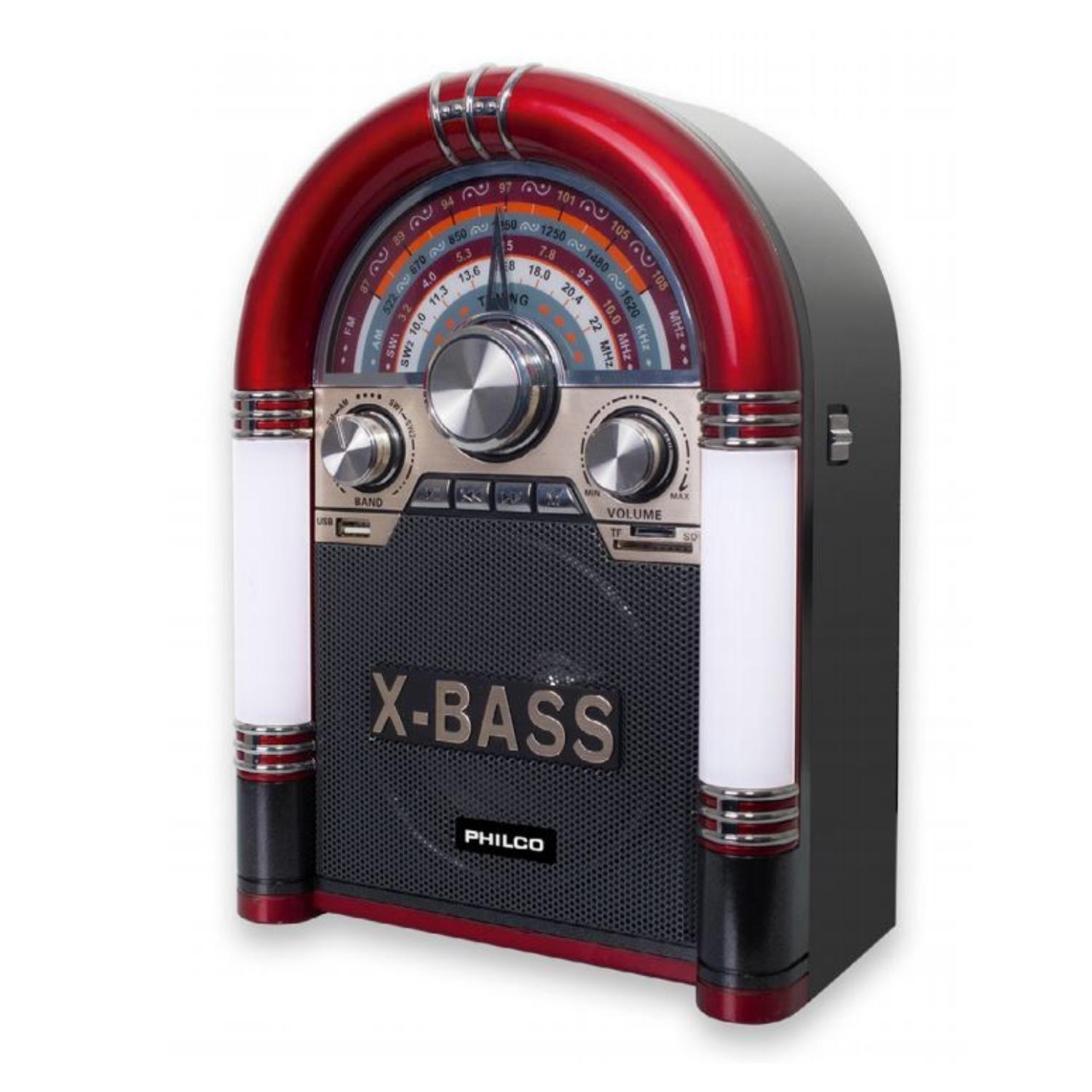 Radio Vintage Rockola Bluetooth LED VW452 Philco-0