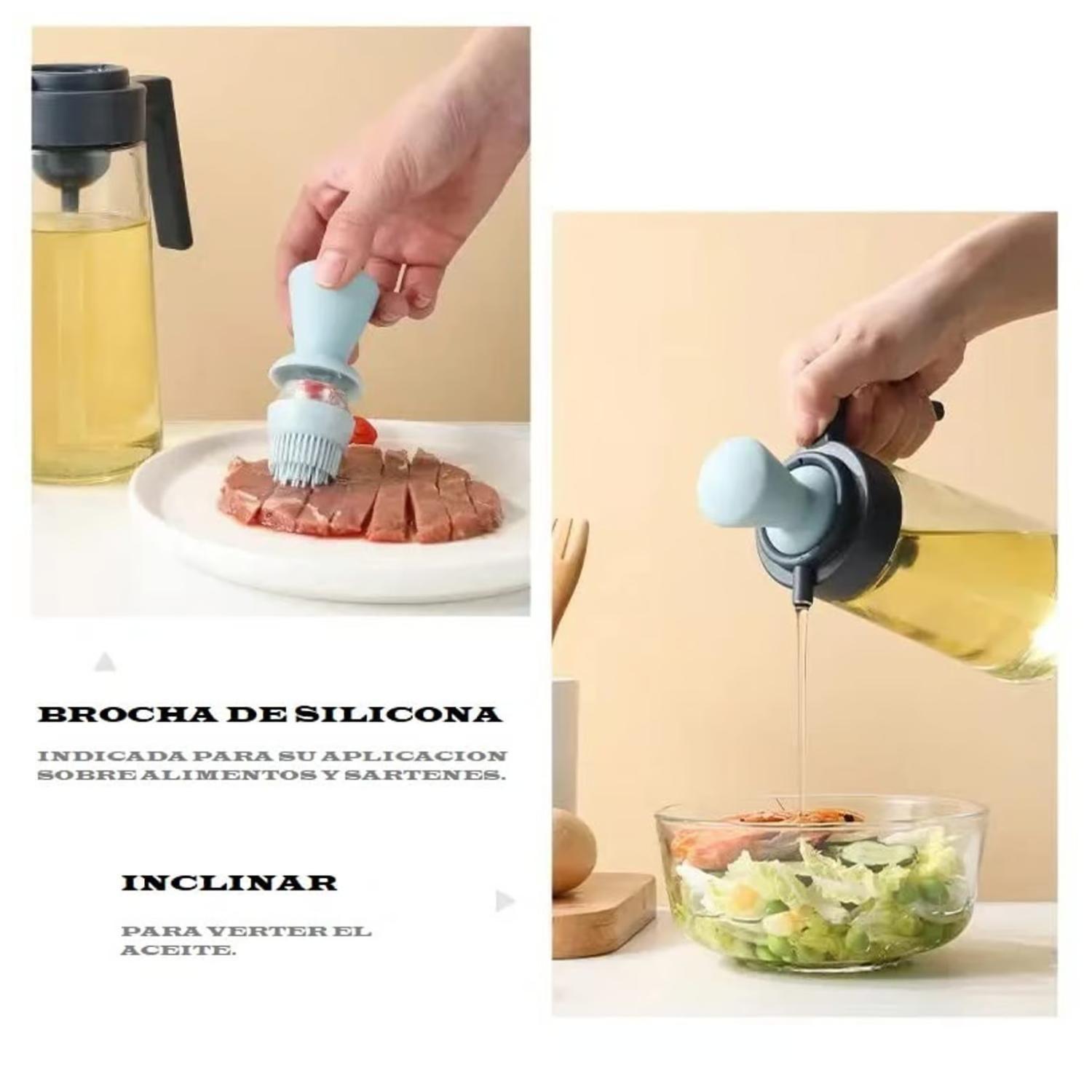 Botella Dispensadora De Aceite Anti Goteo 350ml Elegante-2