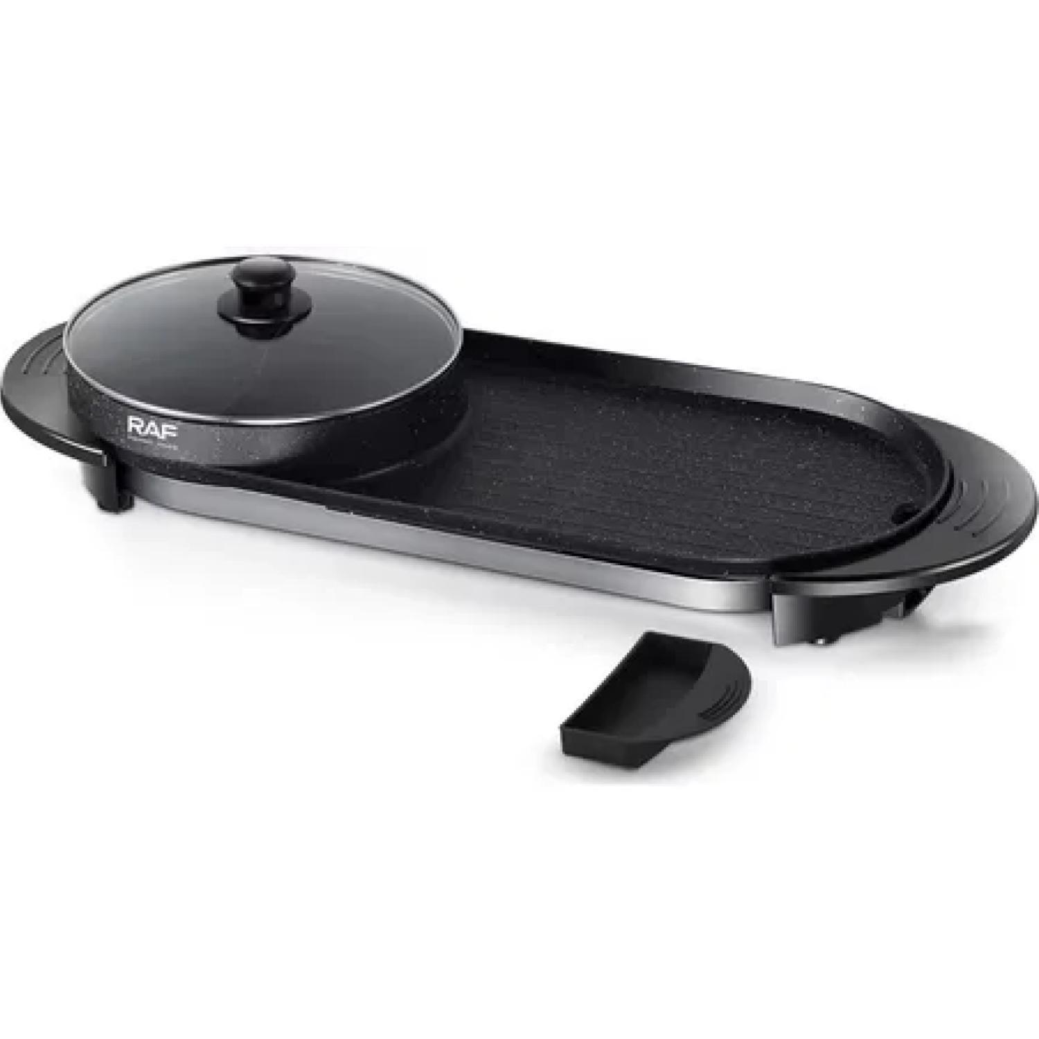 Parrilla Plancha Sarten 2 En 1 1800W Negro R5413-0