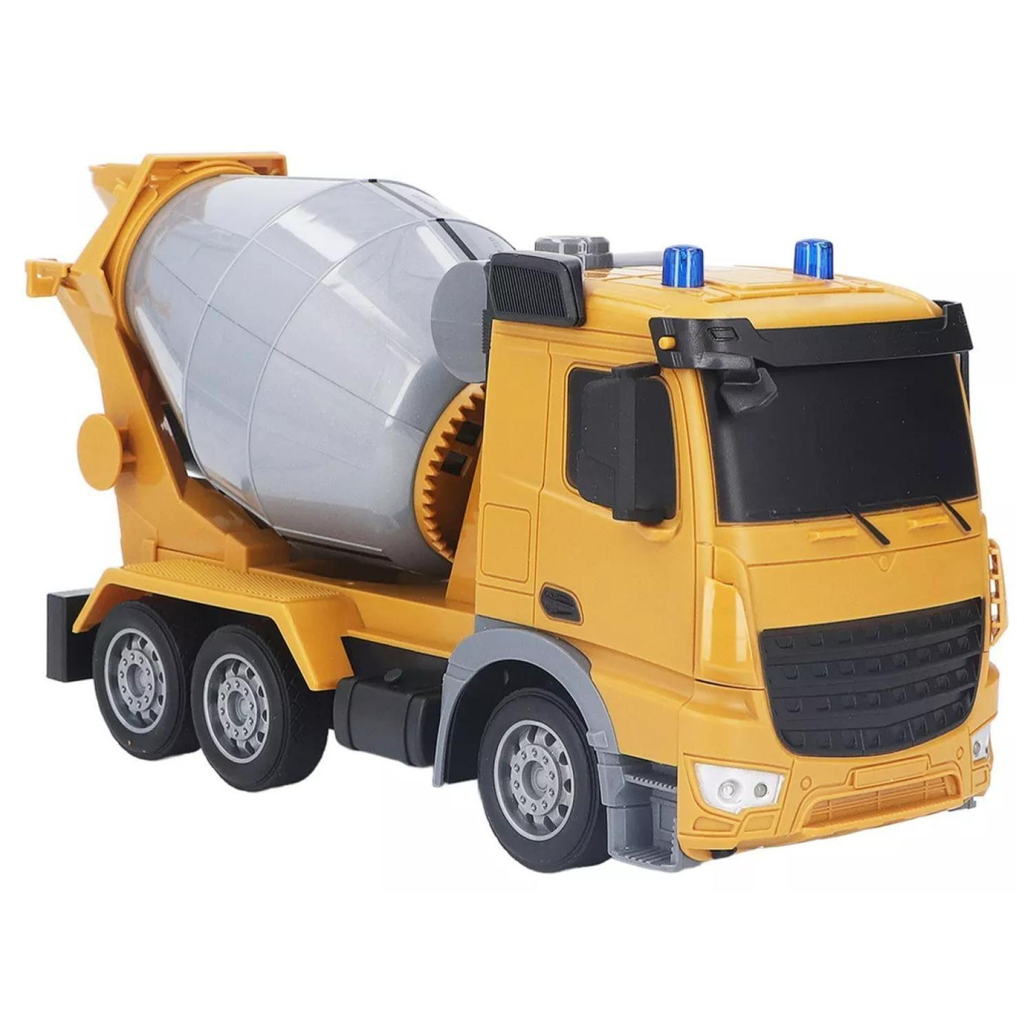 Juguete Camion De Cemento A Control Remoto Amarillo Infnatil-2