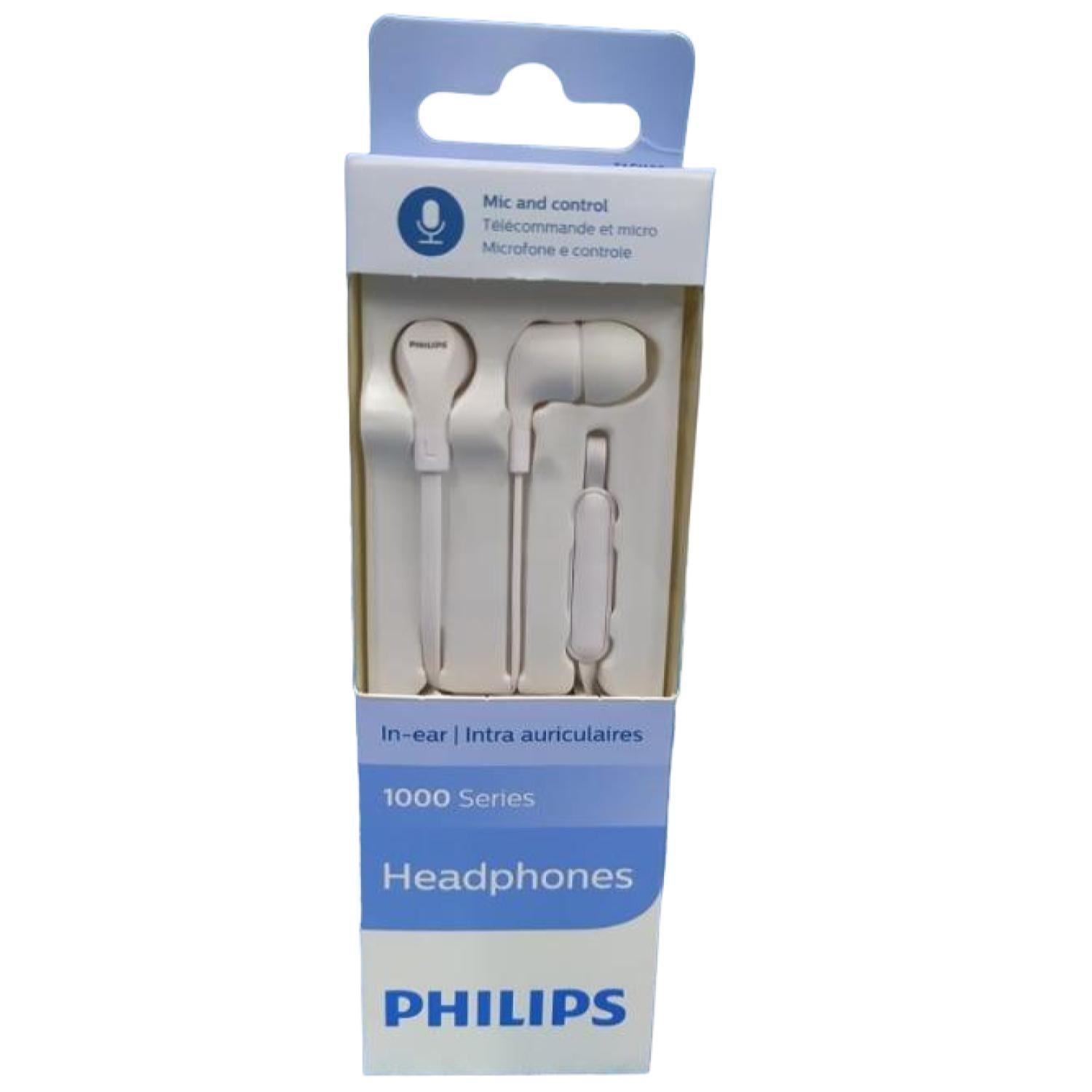 Audifono Manos Libres Jack 3.5 Blanco InEar TAE1105-2