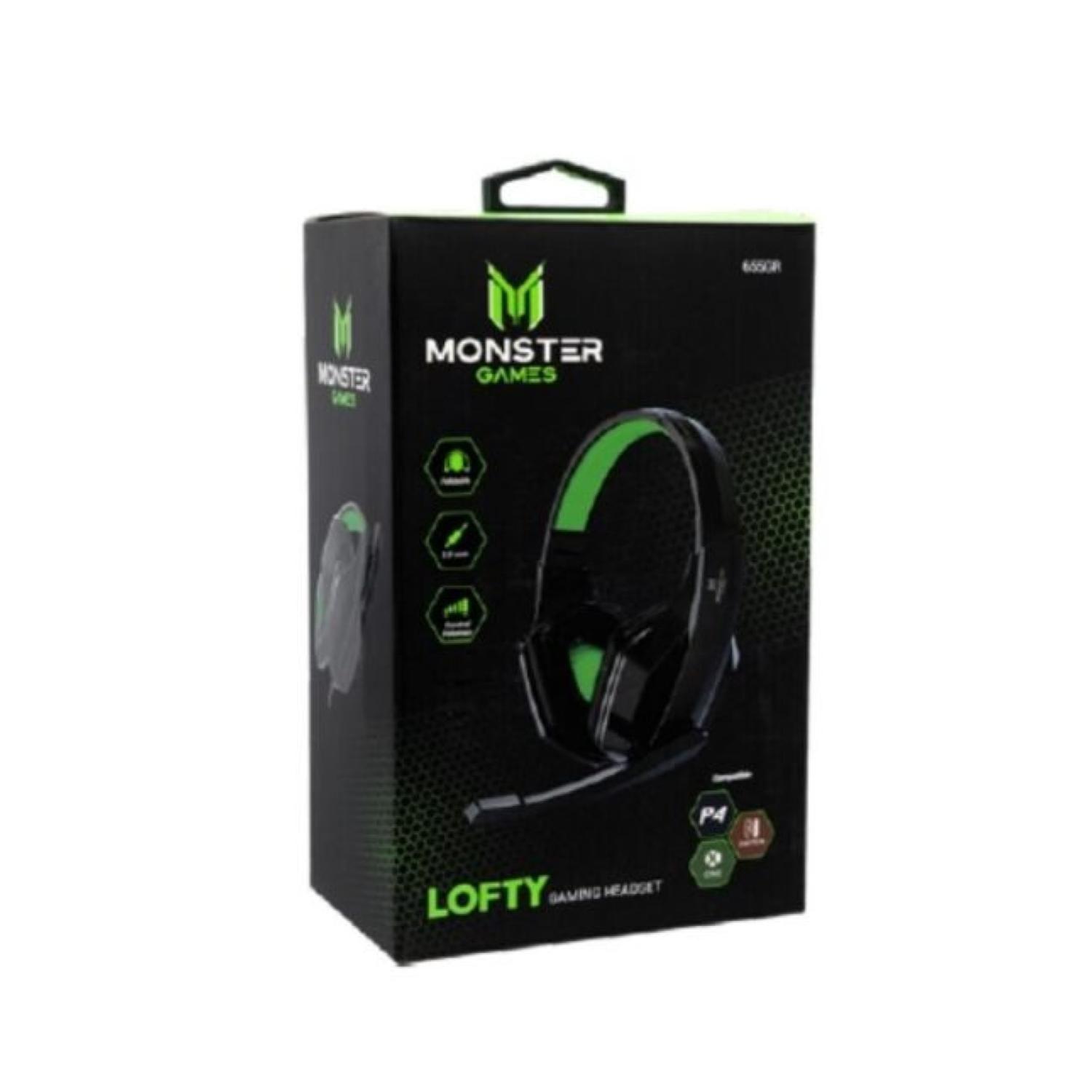 Audifono Gamer Jack 3.5 PS4 PC Xbox Lofty Monster Games-2