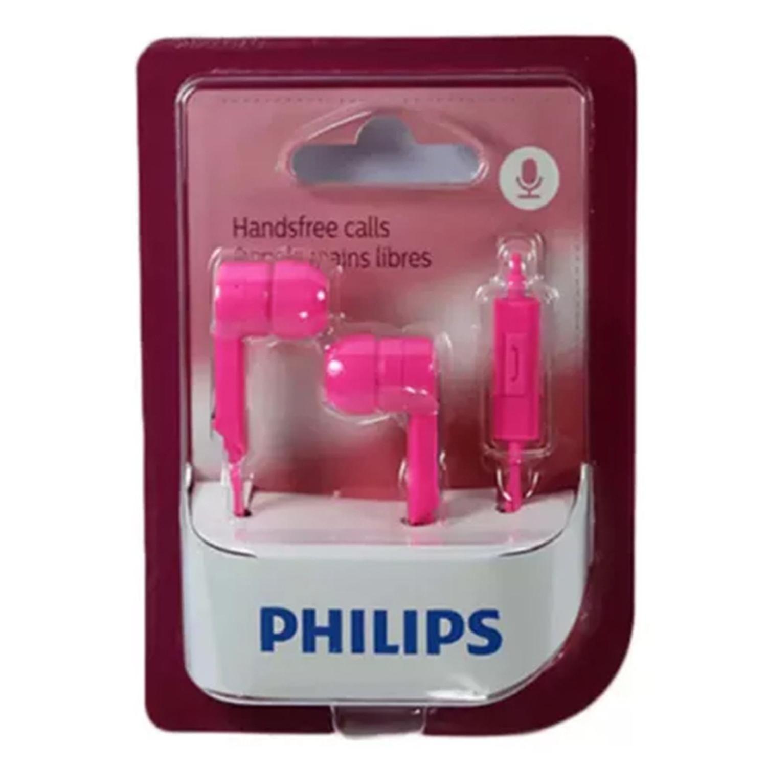 Audifonos Manos Libres Jack 3.5 Rosado SHE1405-0