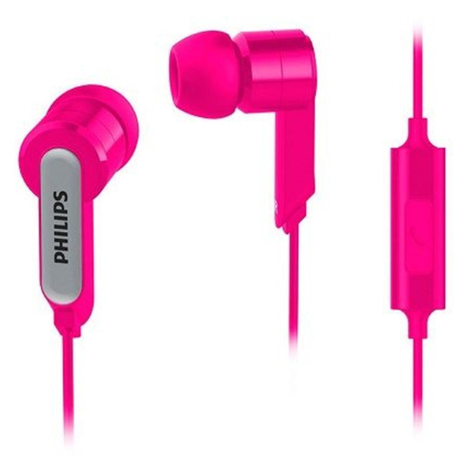 Audifonos Manos Libres Jack 3.5 Rosado SHE1405-1