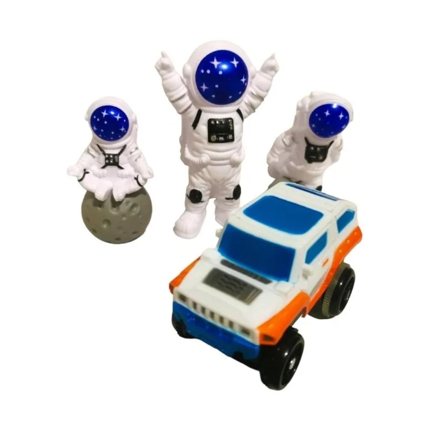 Juguete Pista De Autos Astronautas 39 Piezas Infantil-3