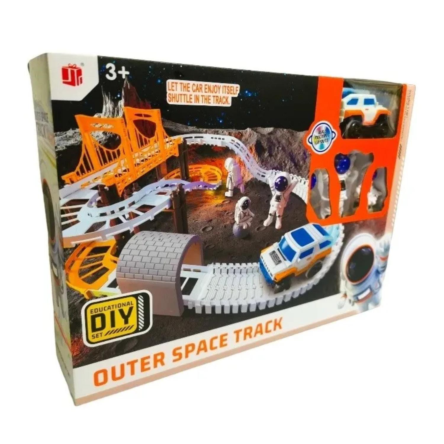 Juguete Pista De Autos Astronautas 39 Piezas Infantil-6