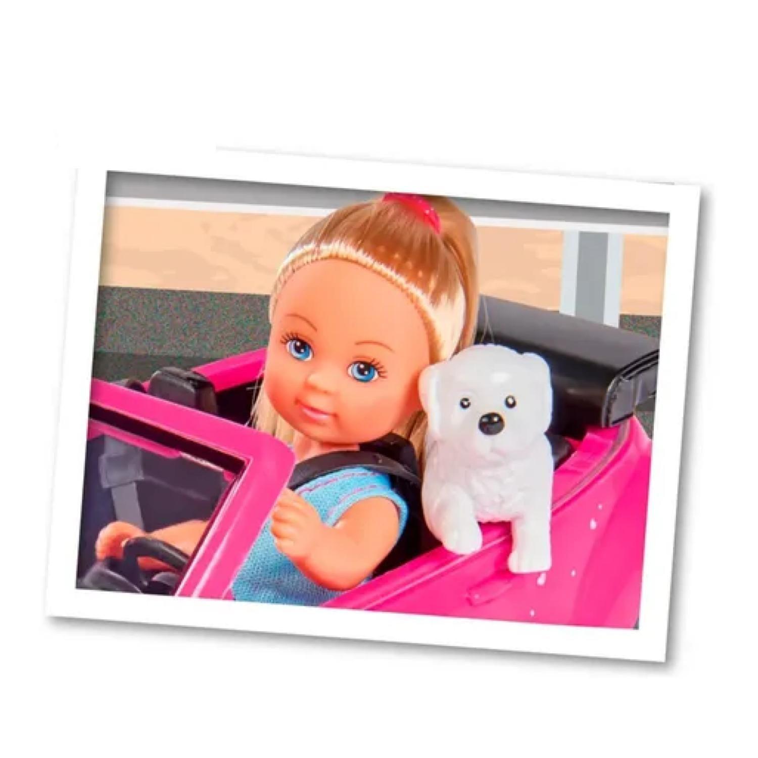Juguete Figura Evi Con Mascota Y Auto Paseo Infantil-2