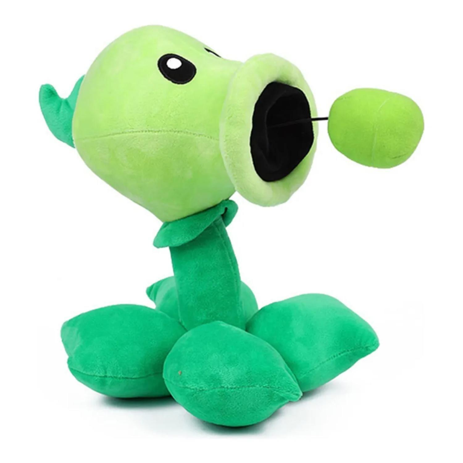 Juguete Peluche Planta Verde 25cm Plantas Vs Zombies Infantil-2