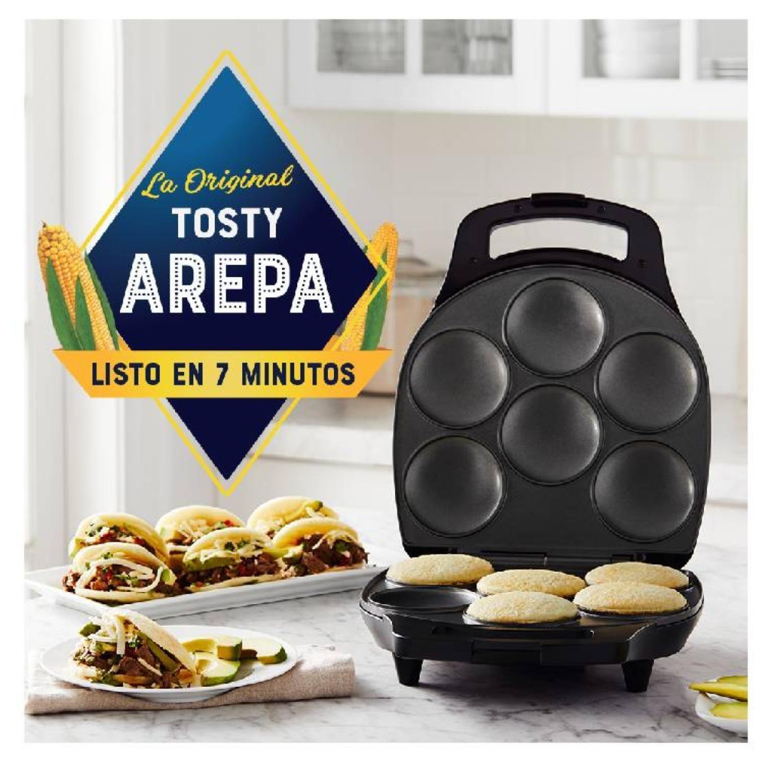 Tosty Arepa 6 Arepas 7 Minutos Negro Oster-2