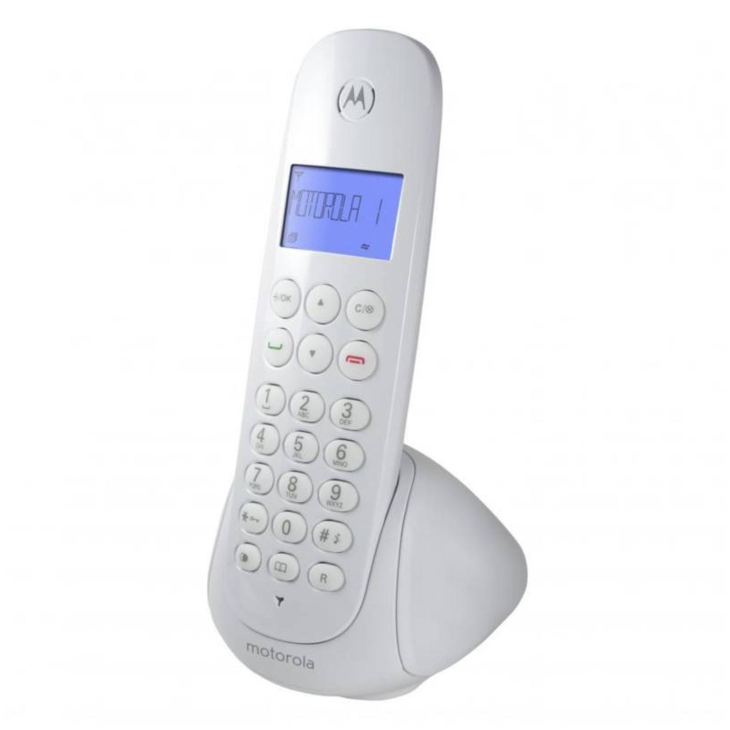 Telefono Sobremesa Digital Inalambrico Blanco M700 Motorola-0